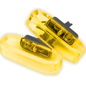 JUEGO DE LUZ DIRECCIONAL PARA MOTO CON LUZ AMBAR, 2 PINES, 12 VOLTIOS