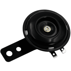 BOCINA PARA MOTOCICLETA DE DISCO, COLOR NEGRO 12 VOLTS
