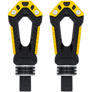 JUEGO DE POSAPIES DE ALUMINIO AMARILLO