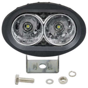 FARO DOBLE PARA MOTOCICLETA, LUZ 6500K ALTA / BAJA, 12V