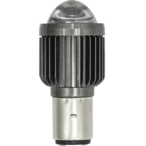 FOCO LED PARA MOTOCICLETA H6 ,CHIP SMD, DISIPADOR REJILLA, LUPA OPTICA