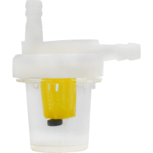 FILTRO GASOLINA MOTO, UNIV, TRANS,LAVABLE, ENTRADA-SALIDA (EN L) 6MM