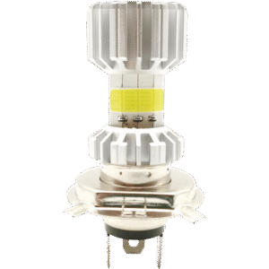 FOCO LED H4 PARA MOTOCICLETA, 8 LADOS, 12-80 VOLTS, 32 WATTS, LUZ ALTA/BAJA, 6500K, COLOR PLATEADO