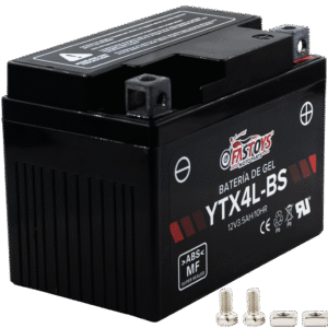BATERIA GEL AGM YTX4L-BS (-/+) 8.5 CM LARGO / 11.3 CM ANCHO / 7.5 CM ALTURA